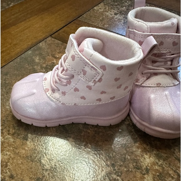 Baby Girl Pink Boots Size 3 - Picture 3 of 6